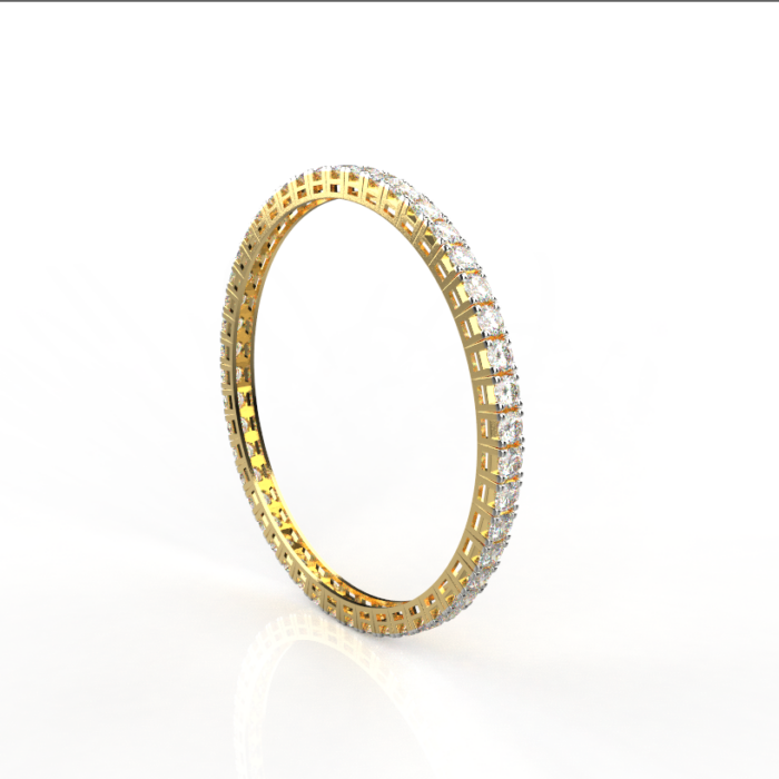 Avarta Jewellery Cosmic Sparkle 20 Cents Each Lab Diamond Bangle - Image 4